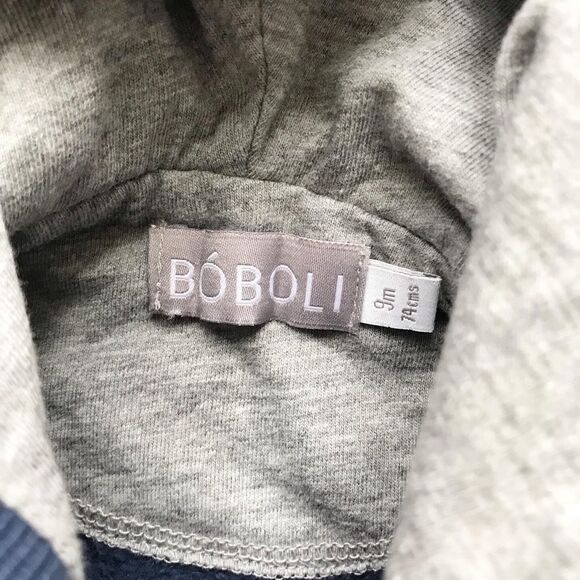 Boboli hooded vintage car print print jumpsuit EUC 9 months - Picture 6 of 7